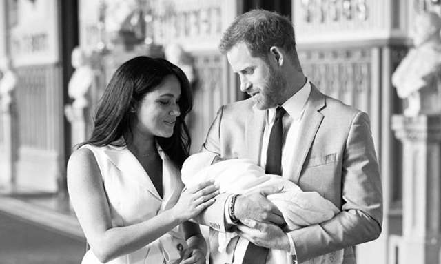Prince Harry and Meghan Markle with baby Archie 