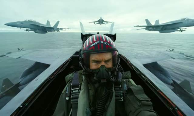 Tom Cruise in Top Gun Maverick