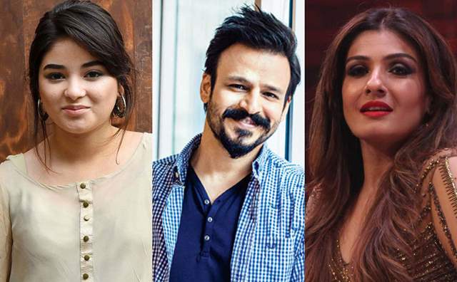 Zaira Wasim,Raveena Tandon, Vivek Oberoi 