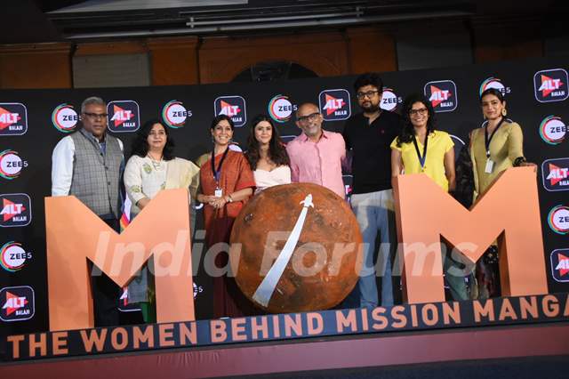 Celebrities snapped at the trailer launch of Mission Over Mars (MOM) and Coldd Lassi and Chicken Masala