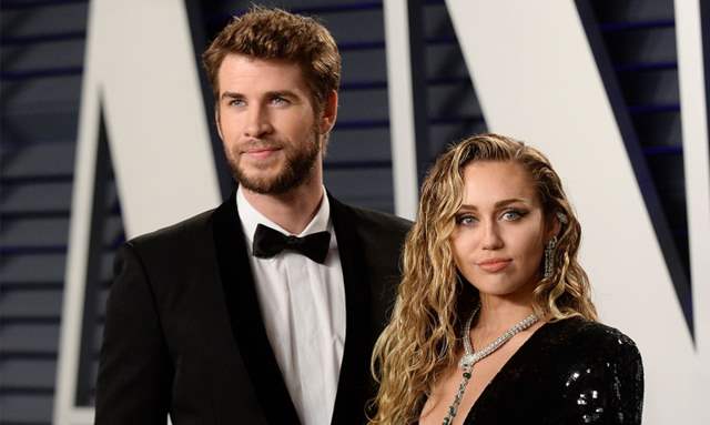 Liam Hemsworth and Miley Cyrus