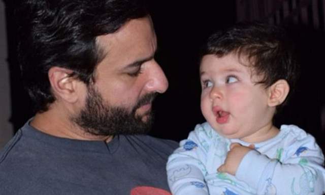 Saif Ali Khan and Taimur