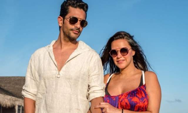 Angad Bedi and Neha Dhupia