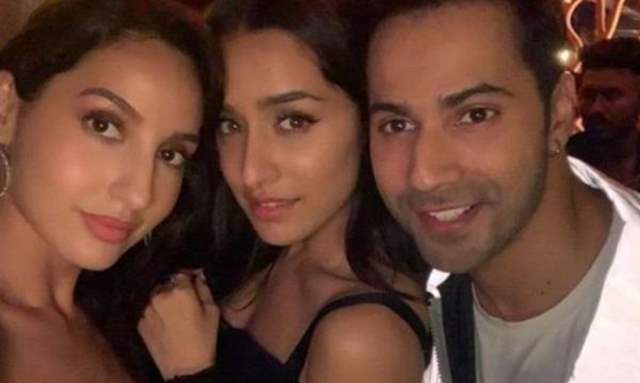 Nora Fatehi, Varun Dhawan, Shraddha Kapoor