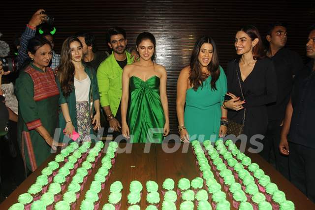 Heli Daruwala, Ankit Mohan, Ridhima Pandit and Ekta Kapoor at Haiwan launch party