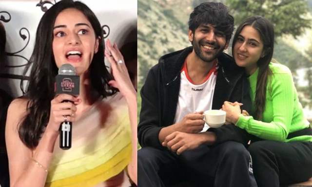 ananya panday talks about sara and kartik