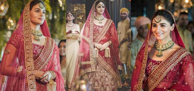 Alia Bhatt's Bridal Look will surely make Ranbir Go Weak in the Knees:  Sweet, Sensuous