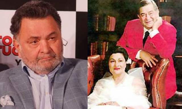 rishi kapoor raj kapoor and krishna raj kapoor`