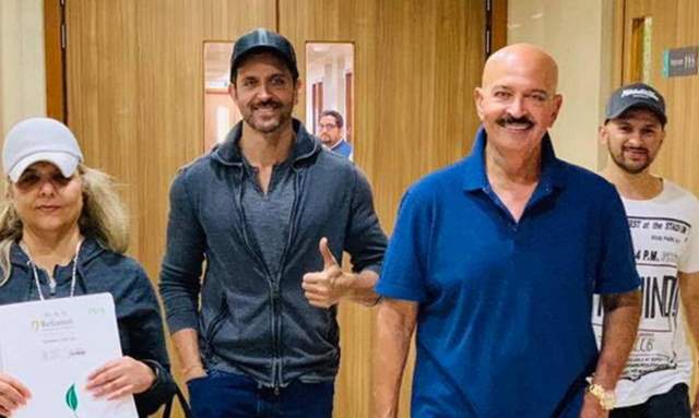 Hrithik Roshan and Rakesh Roshan 