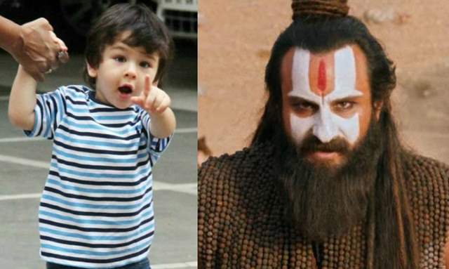 taimur loves saif in laal kaptaan