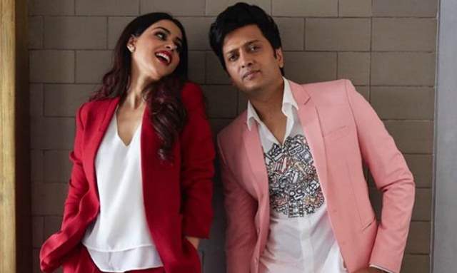 riteish deshmukh with wife genelia