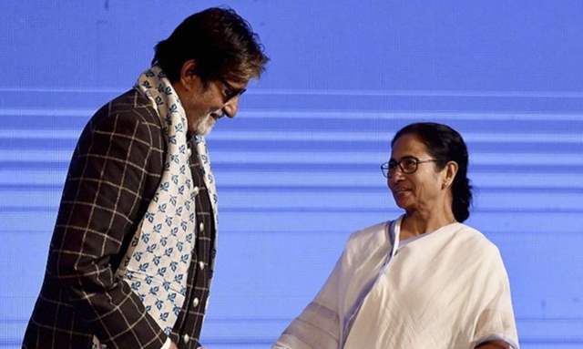 Amitabh Bachchan and CM Mamata Banerjee