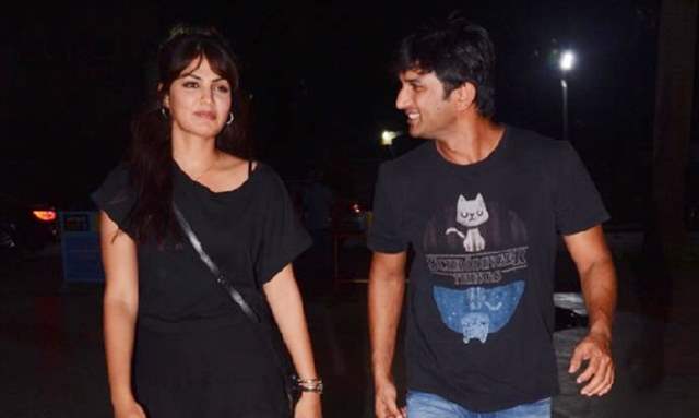 Rhea Chakraborthy and Sushant Singh Rajput