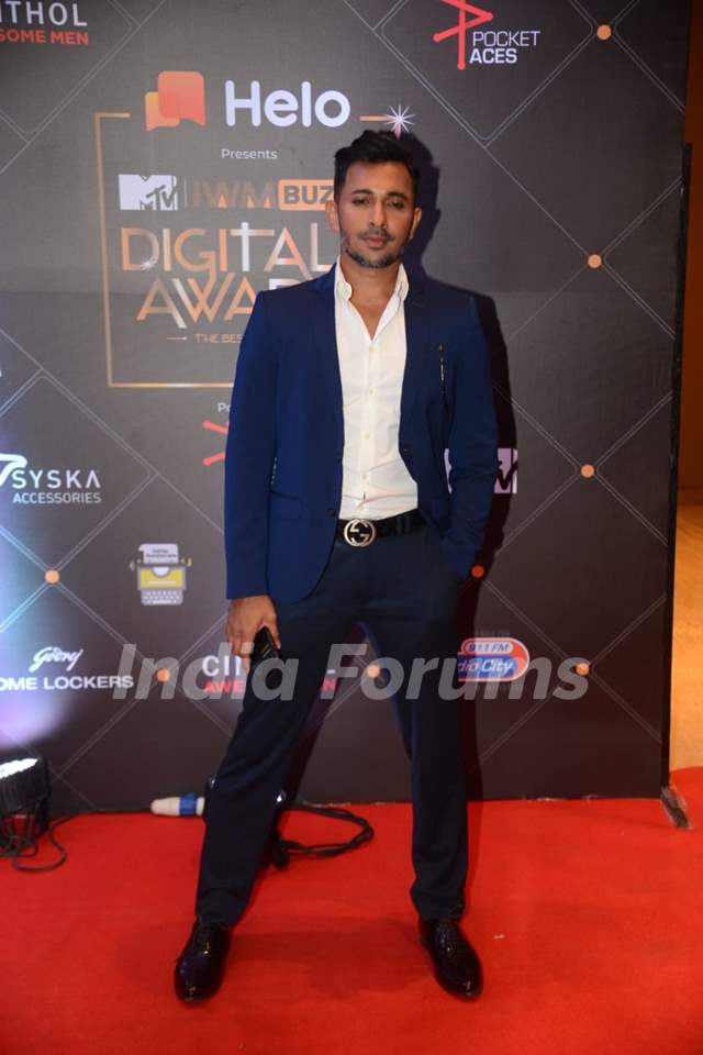 Terence Lewis papped at MTV Digital Awards