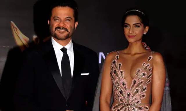 Anil Kapoor and Sonam Kapoor