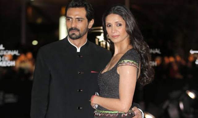 Arjun Rampal and Mehr Jesia