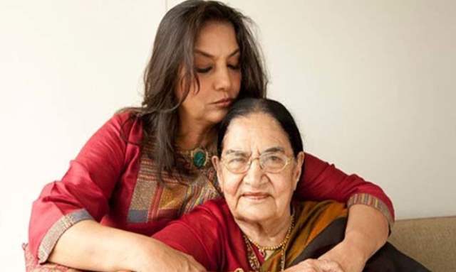 Shabana Azmi and Shaukat Kaifi 