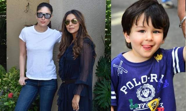 Kareena Kapoor Khan, Gauri Khan and Taimur Ali Khan