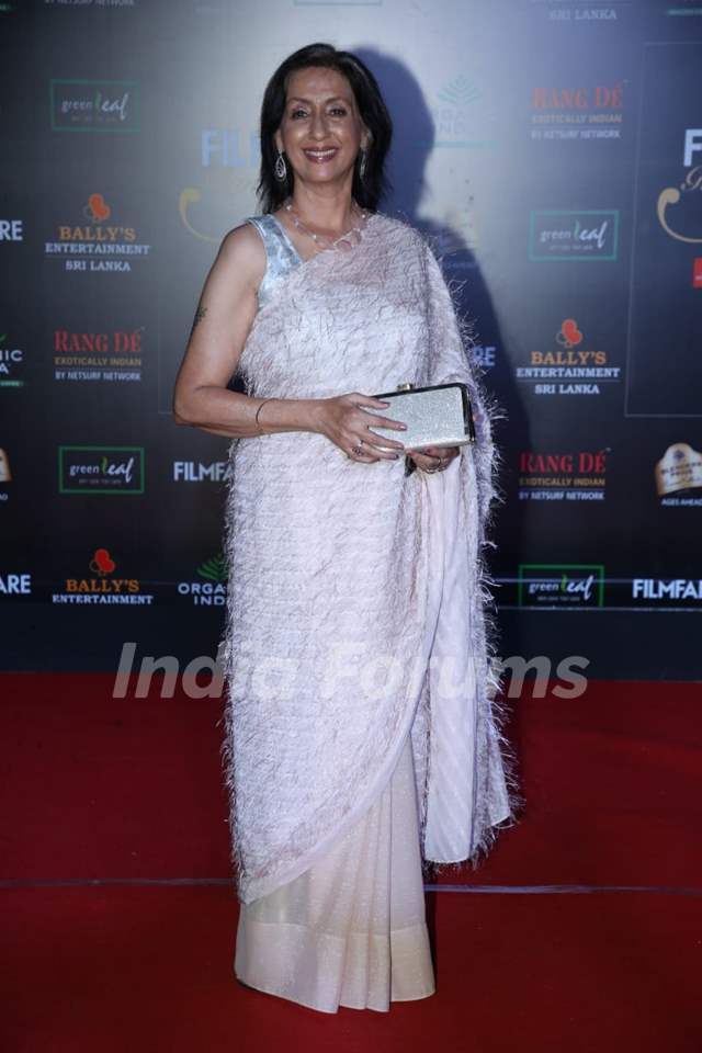 Neena Kulkarni papped at the Red Carpet of Filmfare Glamour and Style Awards 2019