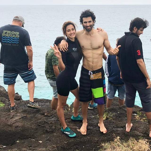 Disha Patani Aditya Roy Kapur Kiss