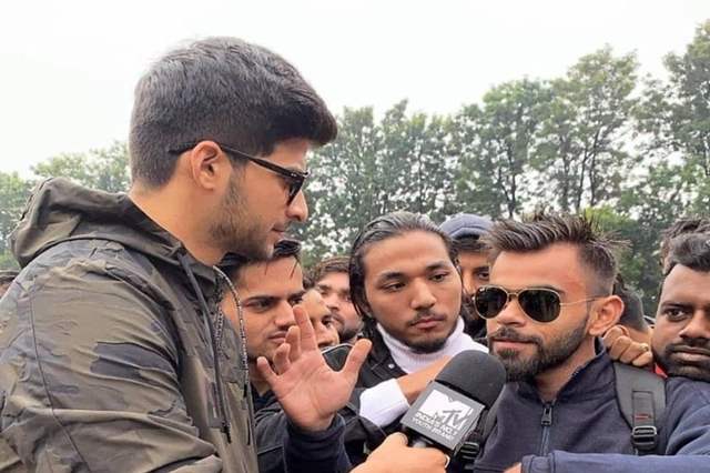 Virat Kohli's lookalike at Roadies audition in Chandigarh