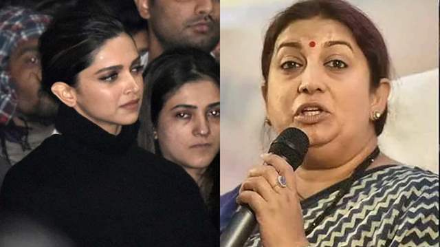 Smriti Irani Deepika Padukone