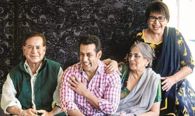 salman khan father mother family