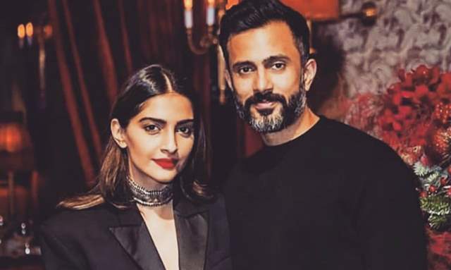 sonam kapoor and Anand Ahuja 