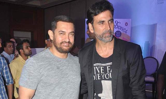 Aamir Khan with Akshay Kumar