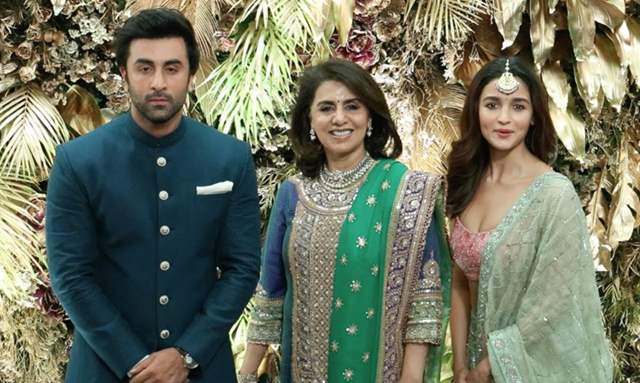 Ranbir Kapoor, Neetu Singh and Alia Bhatt