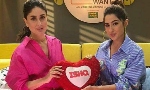 Kareena Kapoor Khan and Sara Ali Khan 