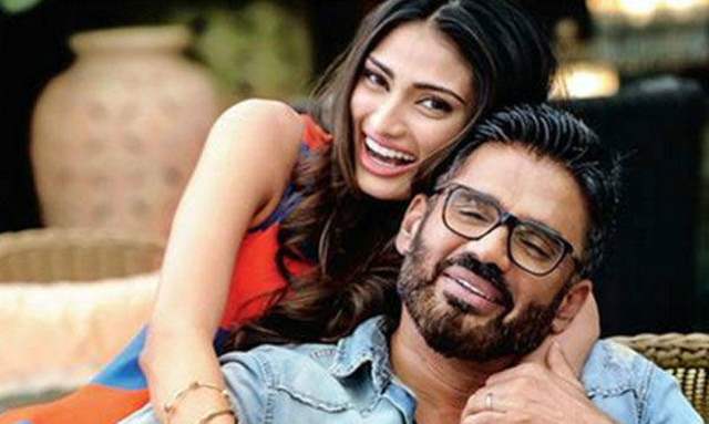 Athiya Shetty and Suniel Shetty