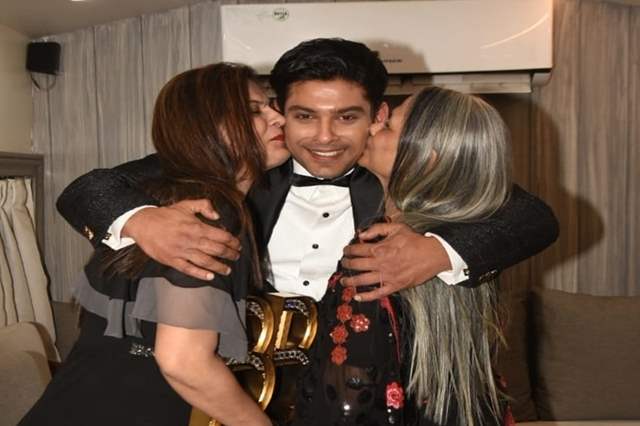 Sidharth with his family