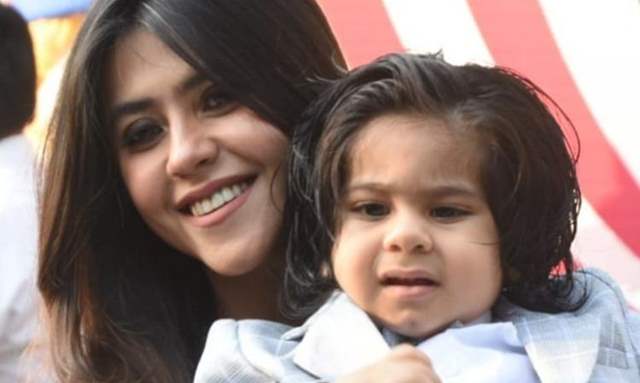 ekta kapoor with son ravie kapoor