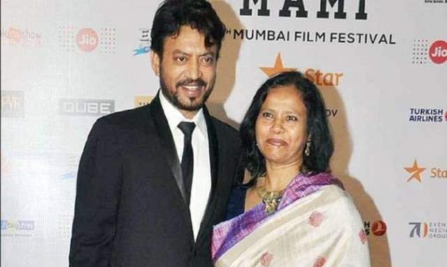 Irrfan Khan and Wife Sutapa