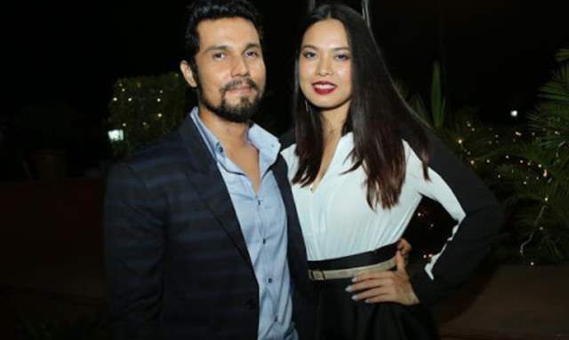 Randeep Hooda and Lin Laishram