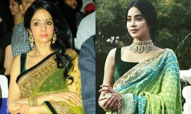 Janhvi kapoor and Sridevi style