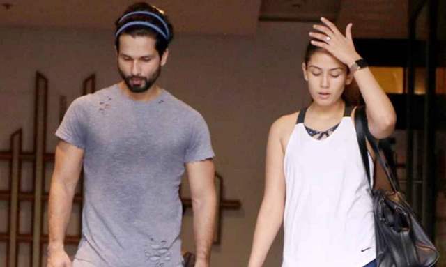 Shahid Kapoor and Mira Rajput Gym