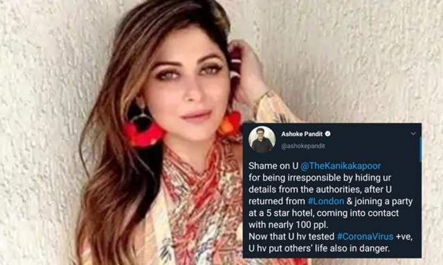 Kanika Kapoor tests positive of Coronavirus