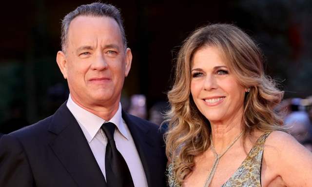 Tom Hanks with wife Rita Wilson