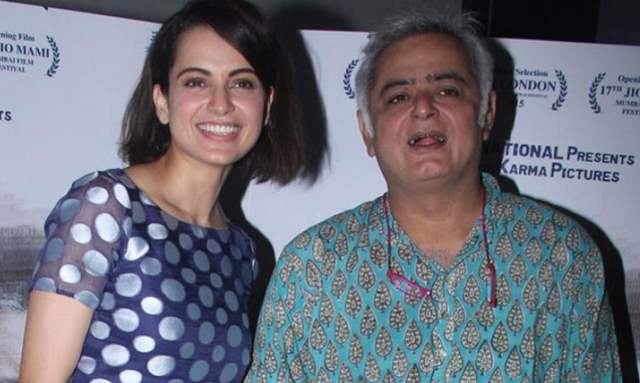 Kangana Ranaut and Hansal Mehta