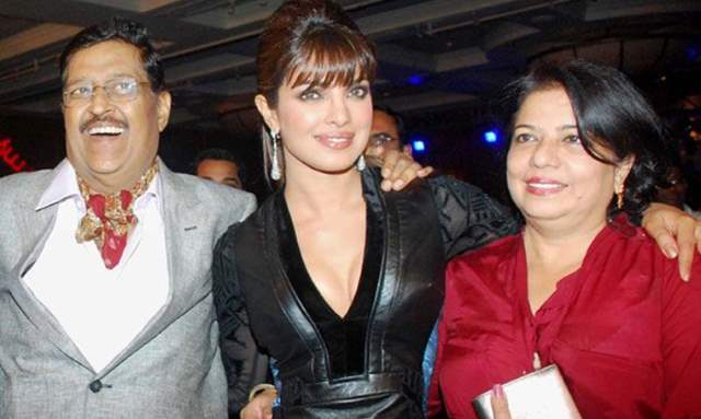 Priyanka Chopra with her Parents