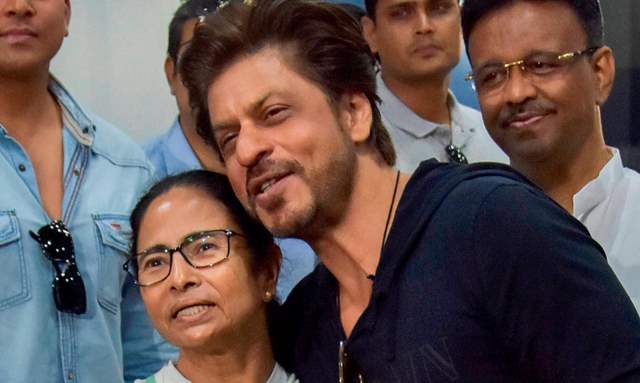 Mamata Banerjee and Shah Rukh Khan