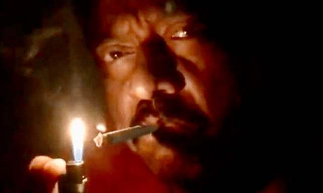 Ram Gopal Varma Lights a Cigarette