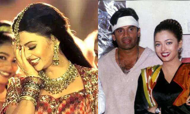 Aishwarya Rai Bachchan and Suniel Shetty