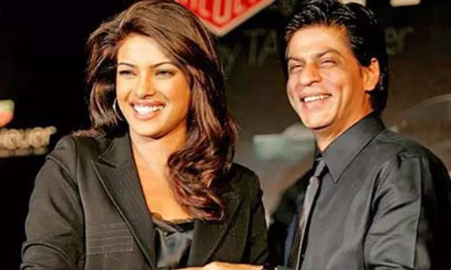 Priyanka Chopra and Shah Rukh Khan