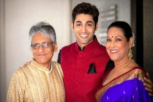 Ruslaan with his parents