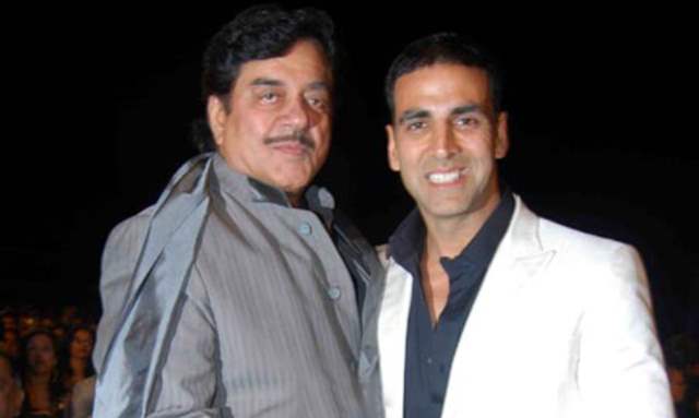 Shatrughan Sinha and Akshay Kumar