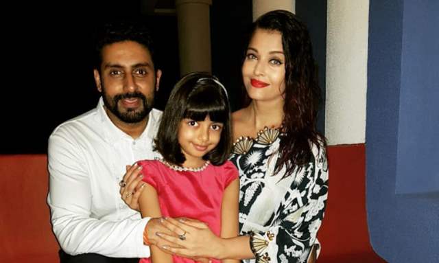 Abhishek Bachchan, Aishwarya Rai Bachchan and daughter Aaradhya
