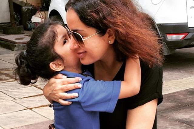 Tisca Chopra with daughter Tara